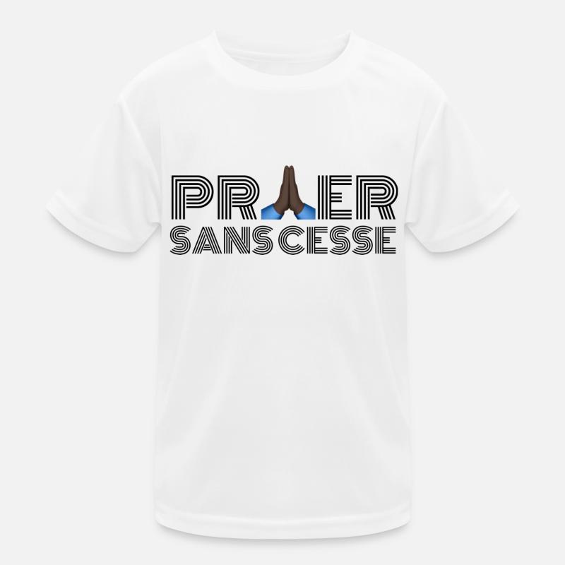 PRAYING UNCEASINGLY Kids Functional T-Shirt