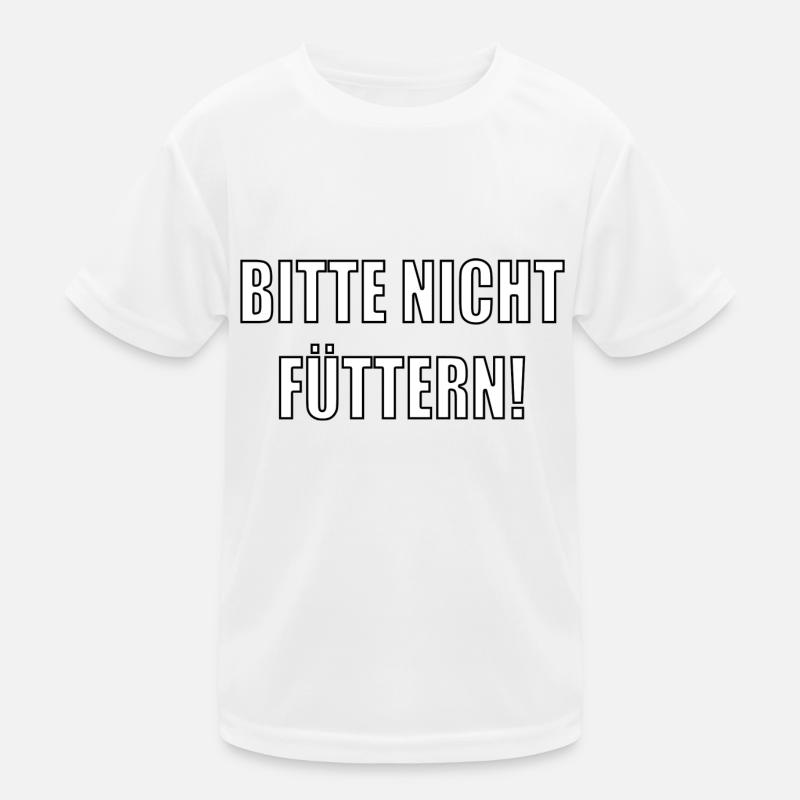 S’il vous plaît ne pas nourrir T-shirt sport Enfant