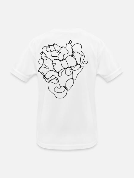 Bowbow - Kids Functional T-Shirt - white - Back