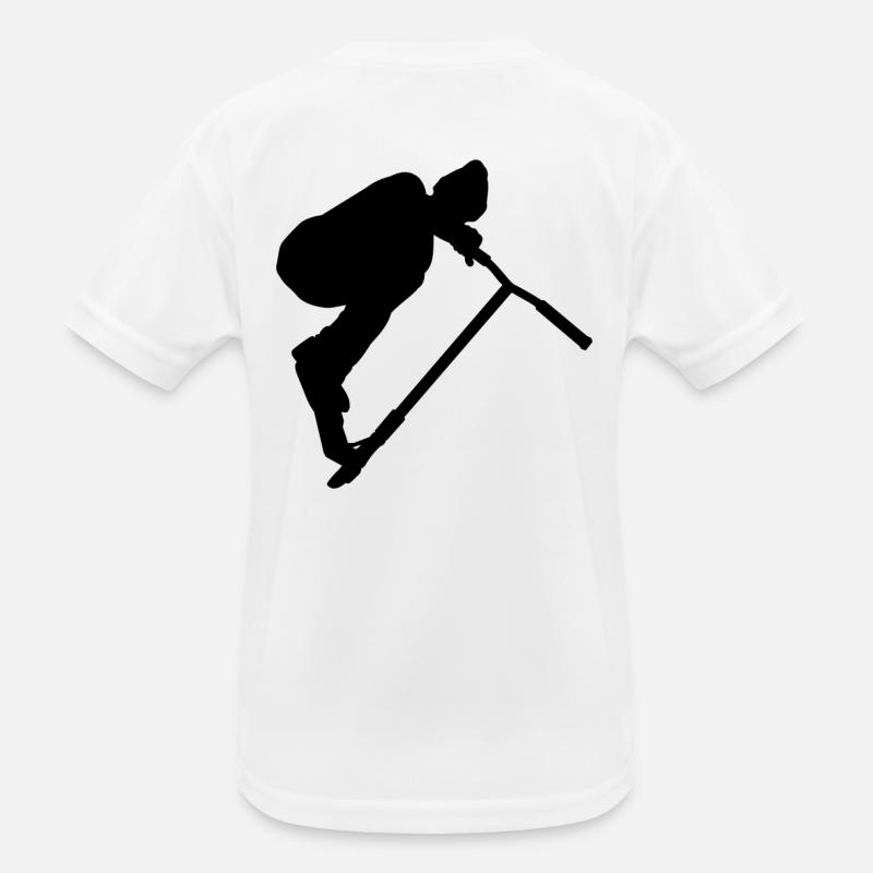 Tailgrab 3 - Kinder Funktions-T-Shirt - Weiß