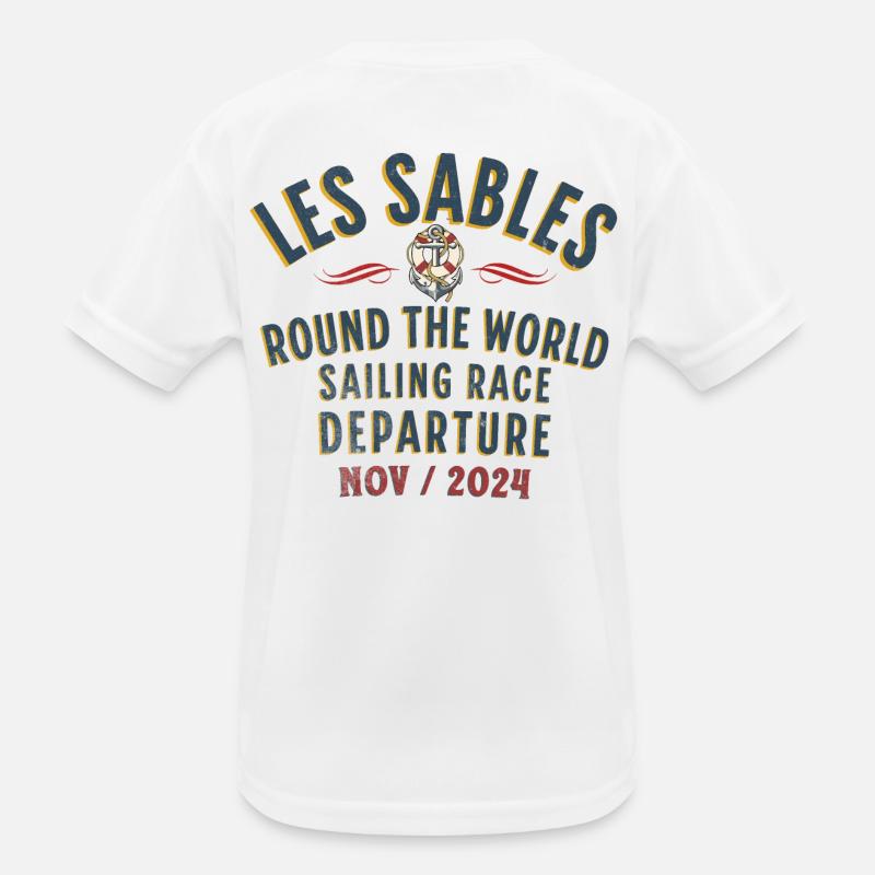 Les Sables Weltsegelregatta blc Kinder Funktions-T-Shirt