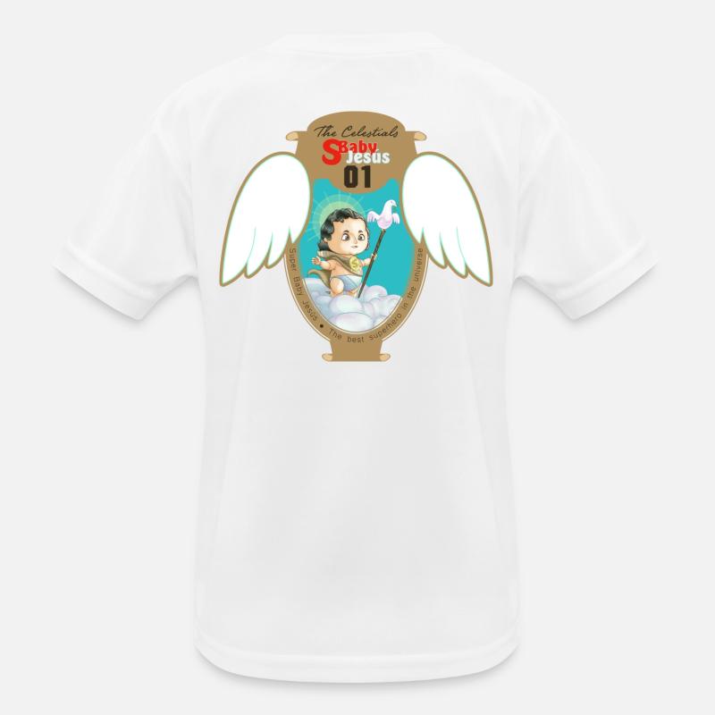 Jesus Classic Baby Shield Kids Functional T-Shirt
