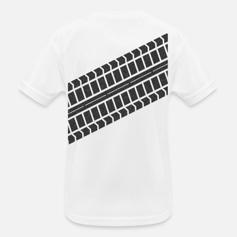 Tire Footprint Kids Functional T-Shirt