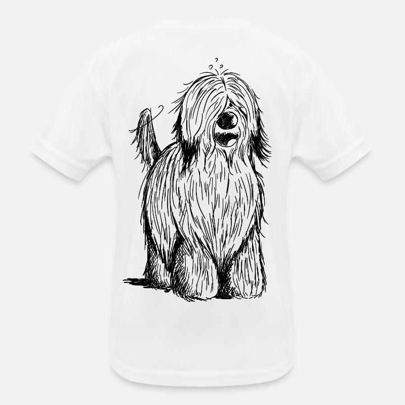 Süßer Briard - Briarden - Berger de Brie - Comic Kinder Funktions-T-Shirt