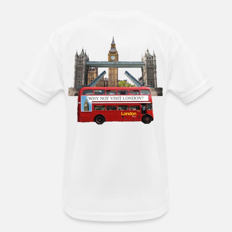 Collage de monuments de Londres T-shirt sport Enfant