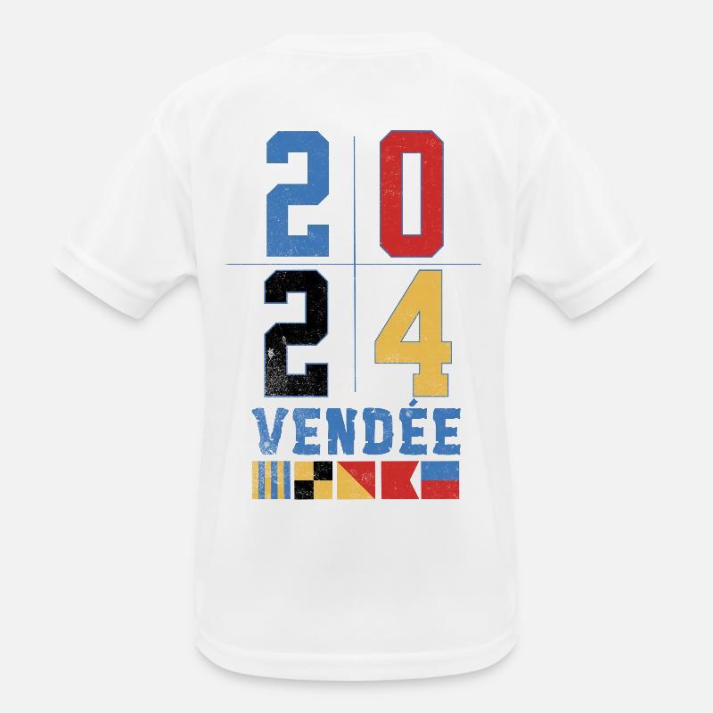 Design régate globe Année 2024 Vendée  T-shirt sport Enfant