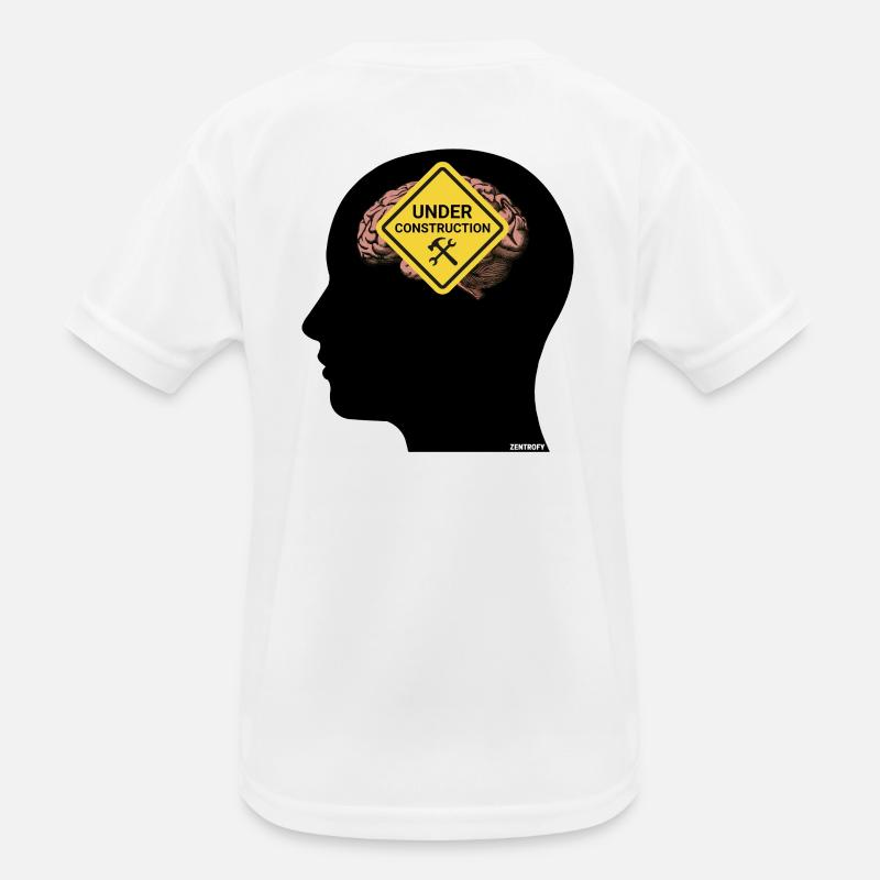 Mindful Construction Brain Tee Kids Functional T-Shirt