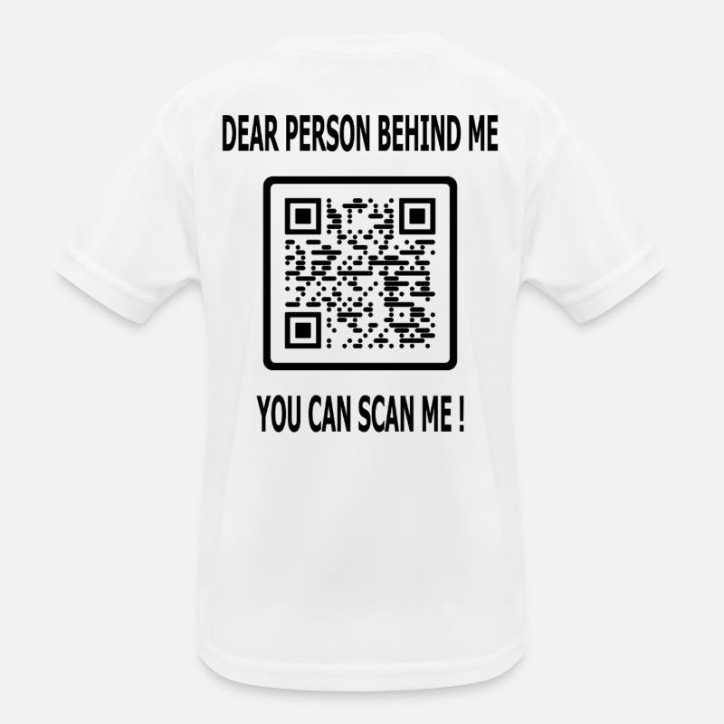 Scan me for motivation Kids Functional T-Shirt