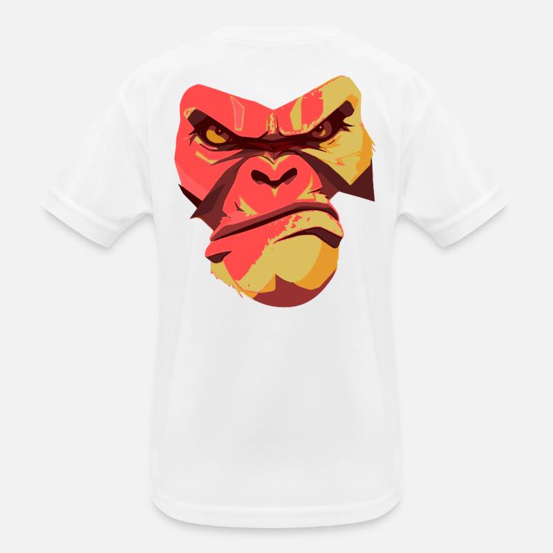 Conception Gorilla Power Back T-shirt sport Enfant