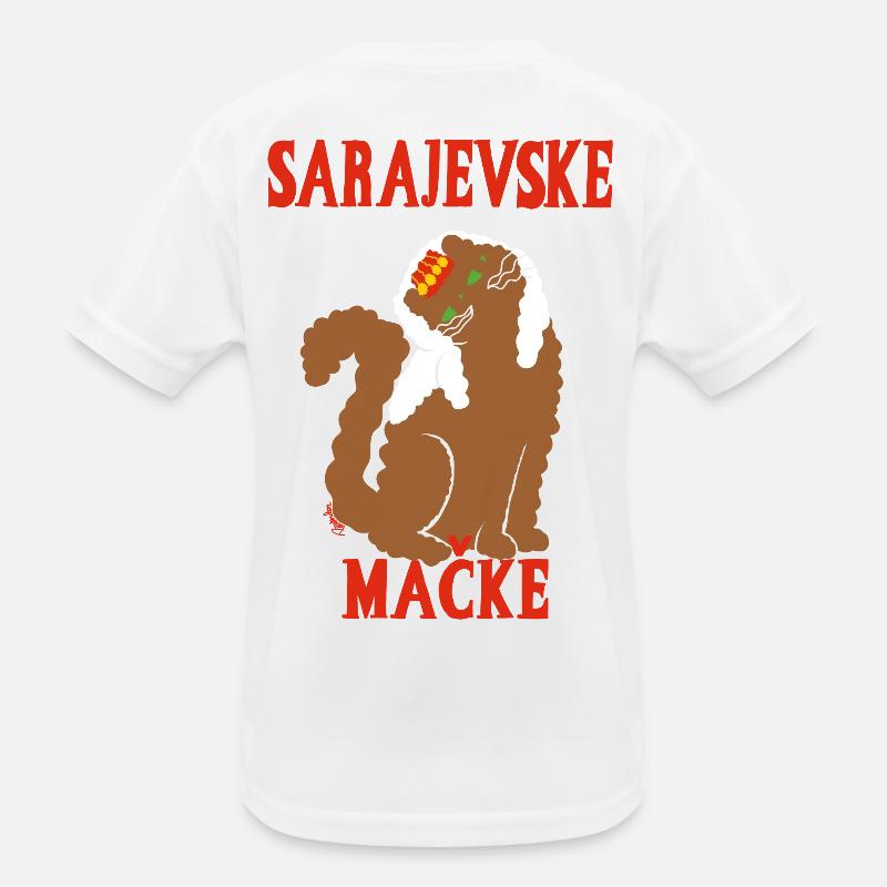 Chat de Sarajevo Bosnie  T-shirt sport Enfant