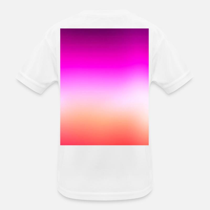Radiant Pastel Sunset Gradient Kids Functional T-Shirt