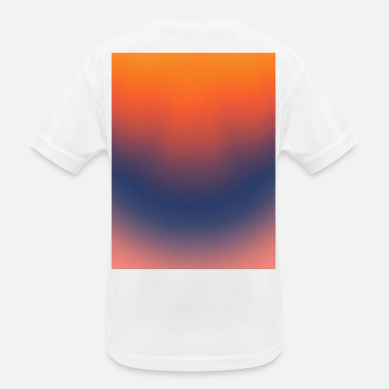 Midnight Ember Gradient Kids Functional T-Shirt