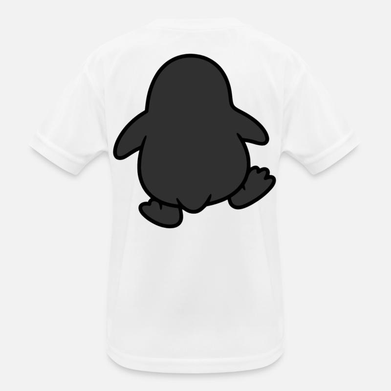 Penguin Waddle Walk Kids Functional T-Shirt