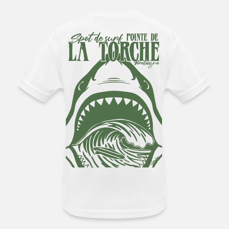 La Torche Surf Requin Bretagne T-shirt sport Enfant