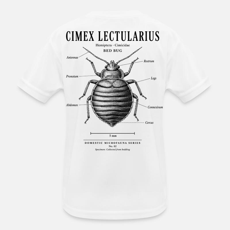 Bed Bug – Domestic Microfauna No. 02 Kids Functional T-Shirt