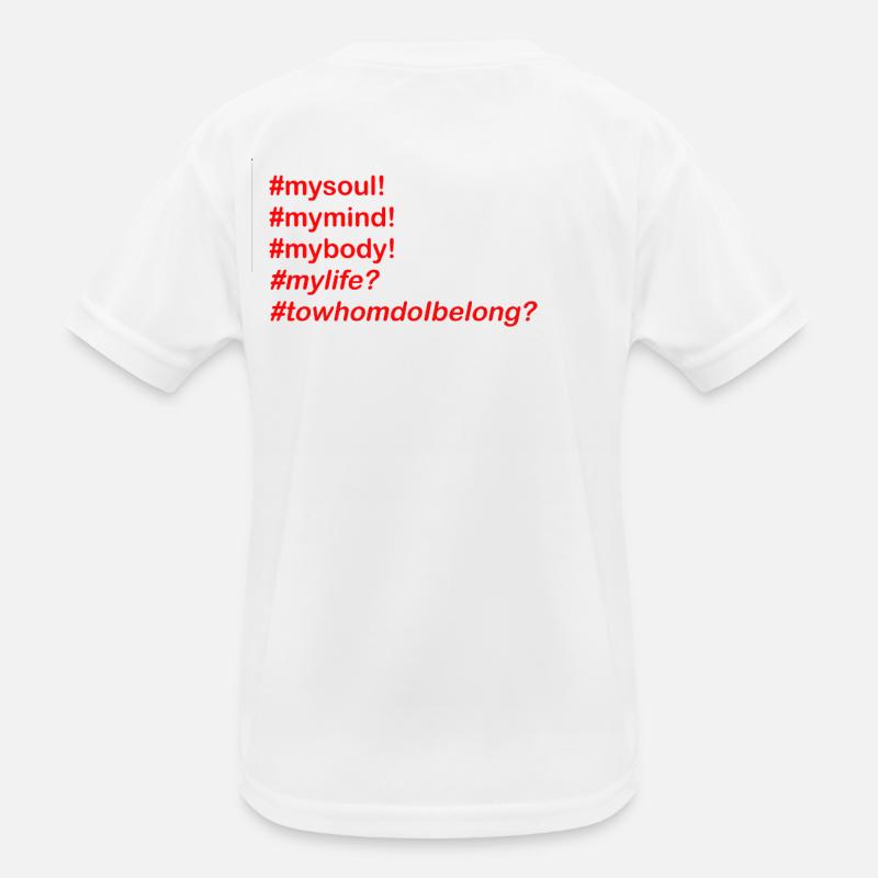 Seelen-Hashtag Kollektion Kinder Funktions-T-Shirt