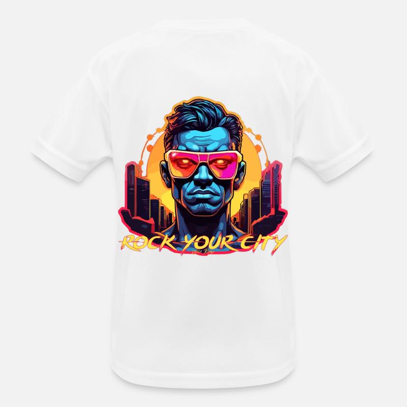 Rock your City Kinder Funktions-T-Shirt