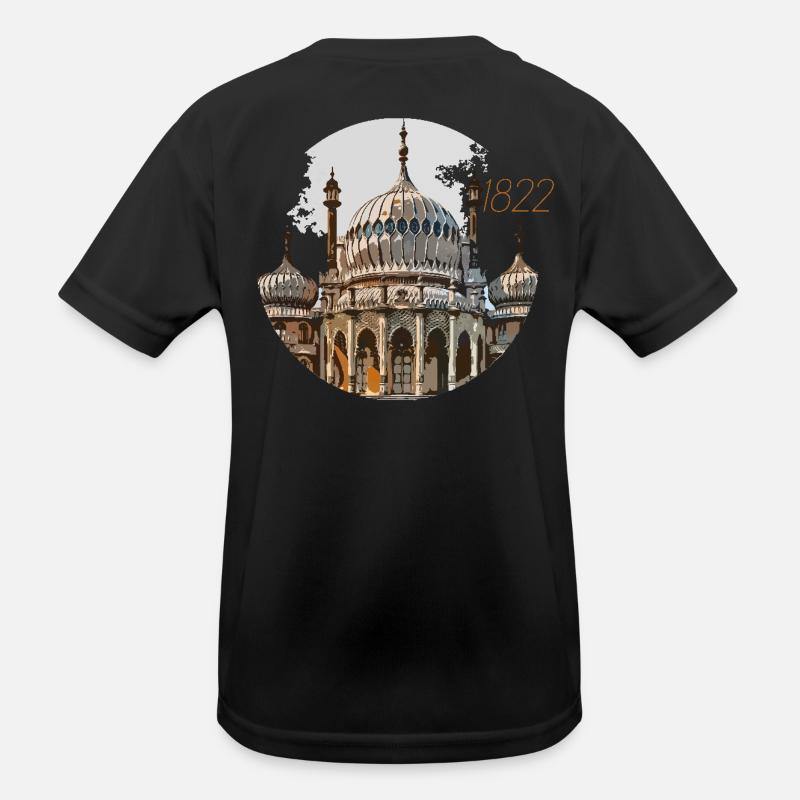 1822 Pavillon royal de Brighton, Angleterre T-shirt sport Enfant