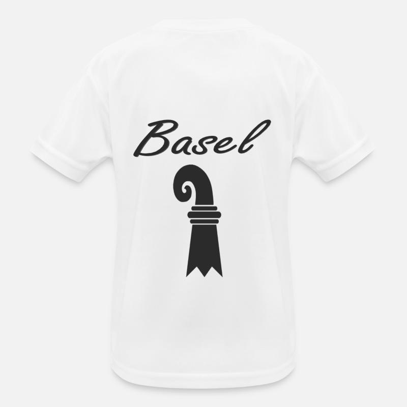 Baselerstab Design - Kids Functional T-Shirt - white