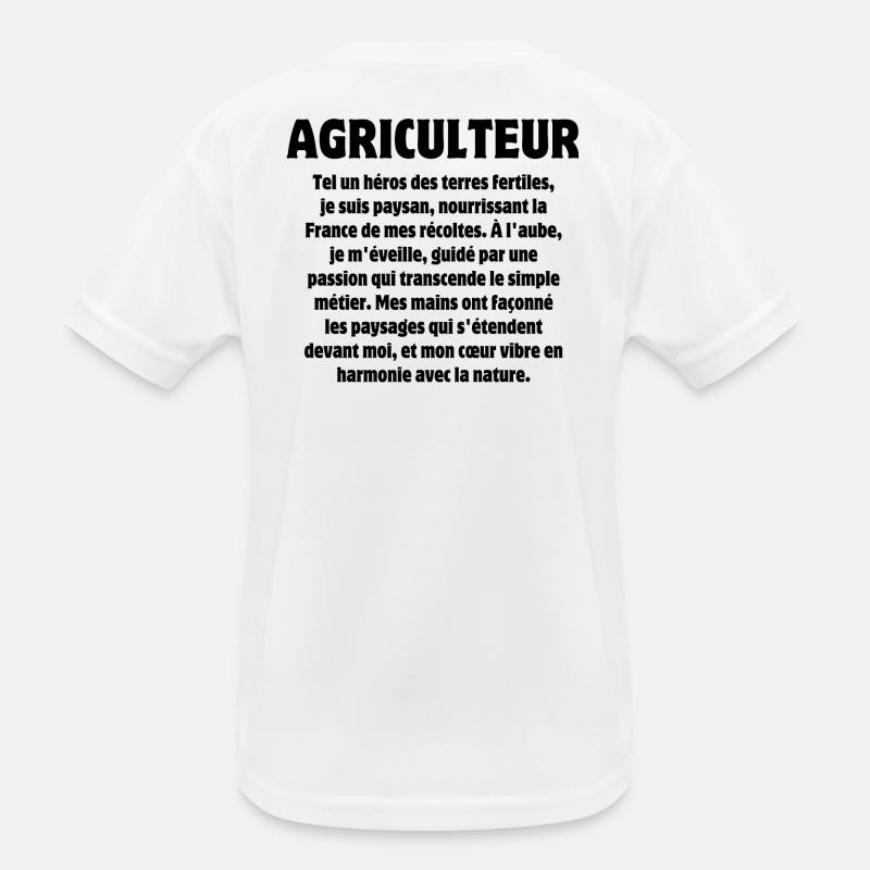 Farmer, Agriculture, Landscape Kids Functional T-Shirt