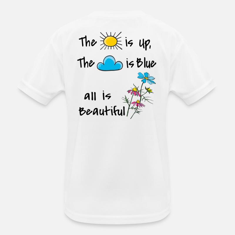 Life is beautiful Kinder Funktions-T-Shirt