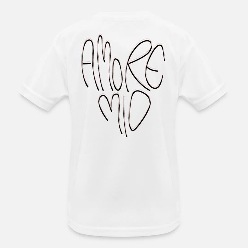 Lettrage Amore Mio T-shirt sport Enfant