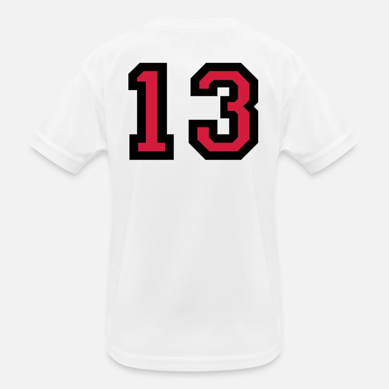 Le numéro 13 - numéro de treize T-shirt sport Enfant