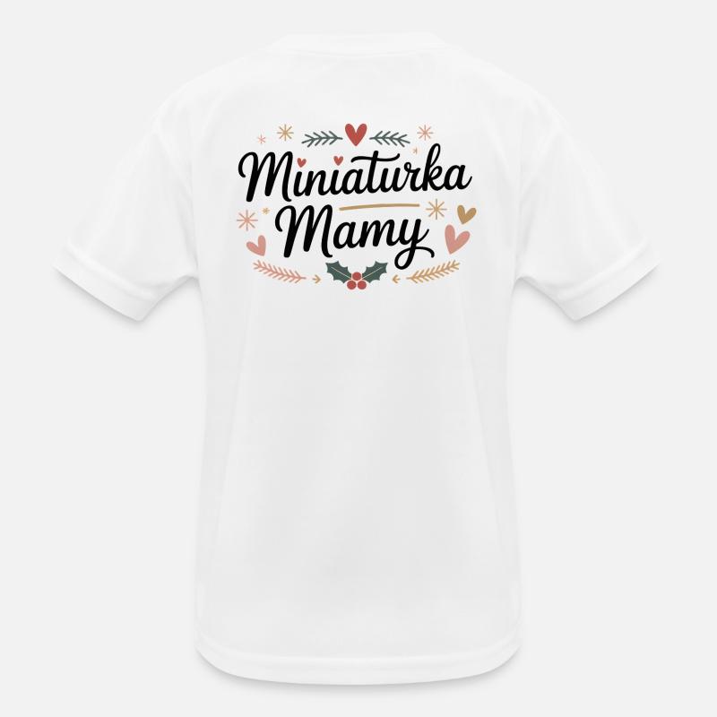 Mamas Thumbnail – Weihnachtsausgabe Kinder Funktions-T-Shirt