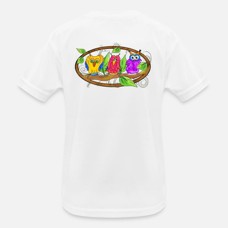 Weisheit - Eulen Edition Kinder Funktions-T-Shirt