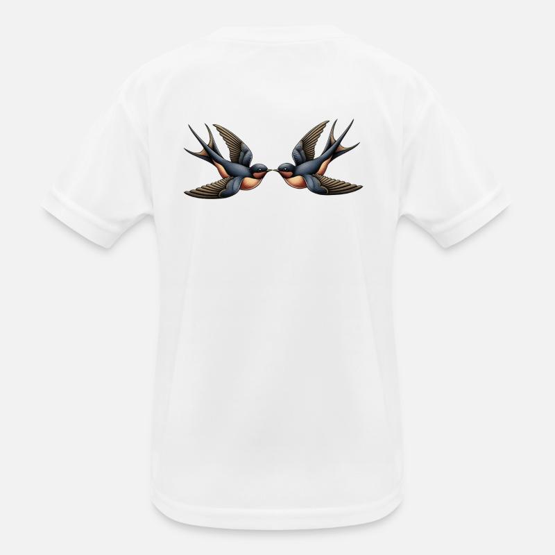 Svaler – Rockabilly Funktionsshirt til børn