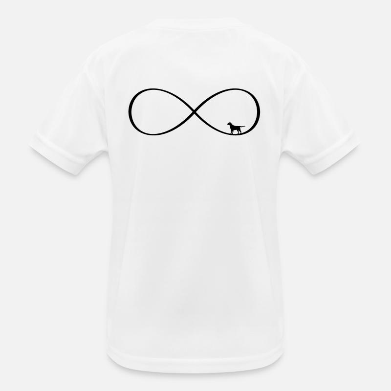 Dog Infinite Love - Conception du chien T-shirt sport Enfant