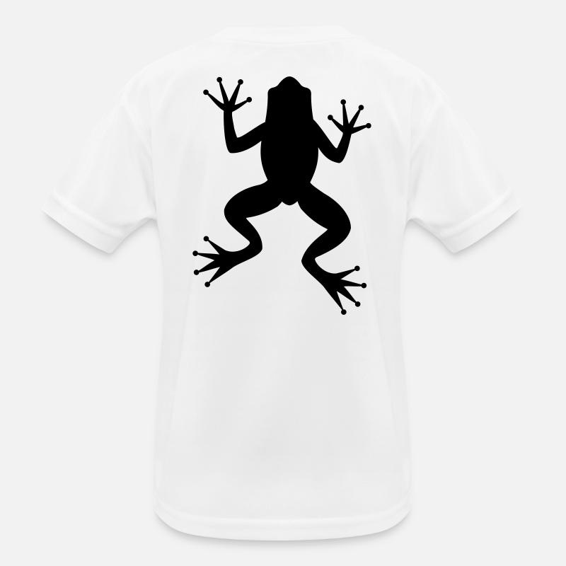 Frog toad tree frog silhouette Kids Functional T-Shirt