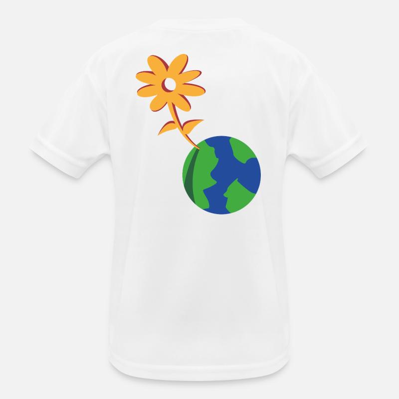 Fleur sur Terre ÉcoSymbiose T-shirt sport Enfant