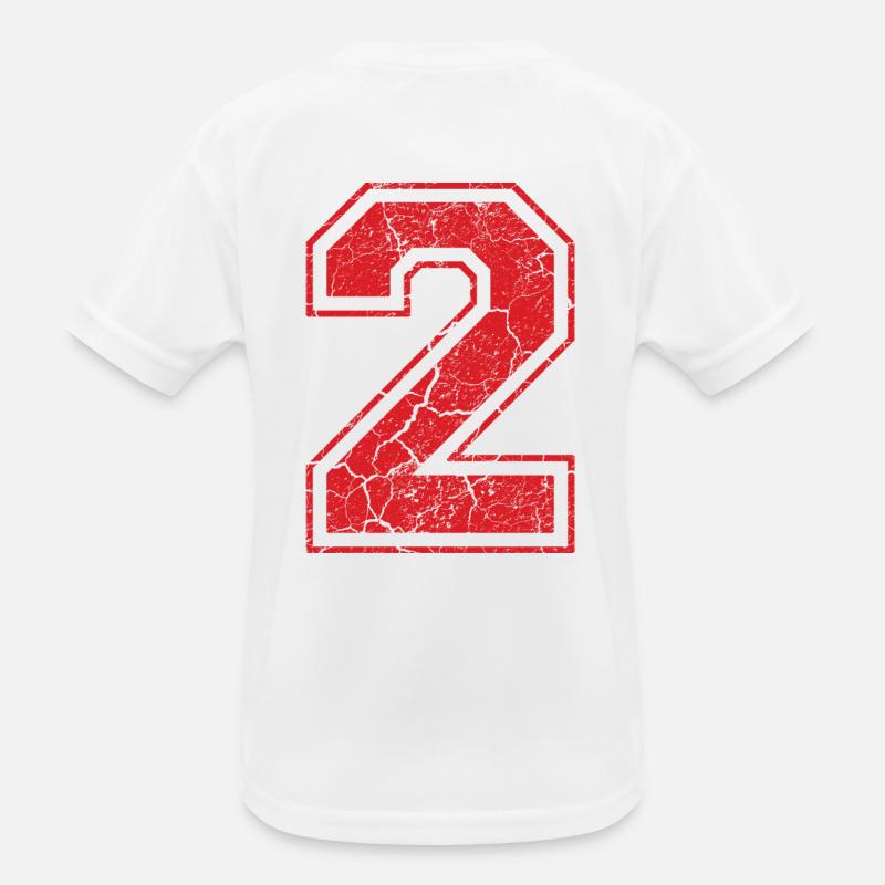 2 two zwei rot (uk) Kinder Funktions-T-Shirt