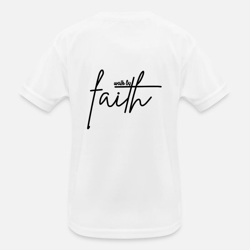 Marcher par la foi T-shirt sport Enfant