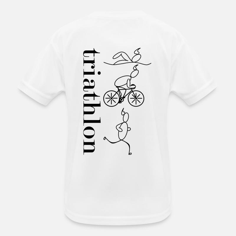 Triathlon - vertikal Kinder Funktions-T-Shirt