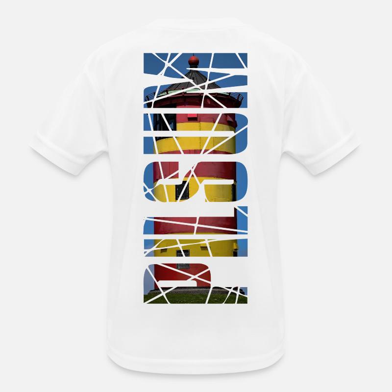 Leuchtturm Pilsum - Geschenk - Kinder Funktions-T-Shirt - Weiß