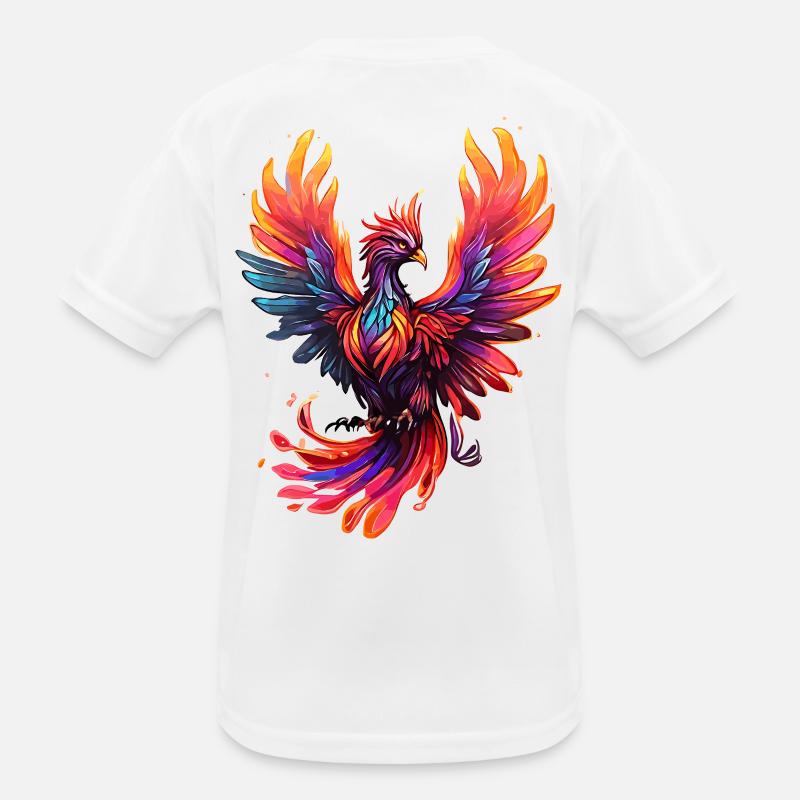 Feuervogel Kinder Funktions-T-Shirt