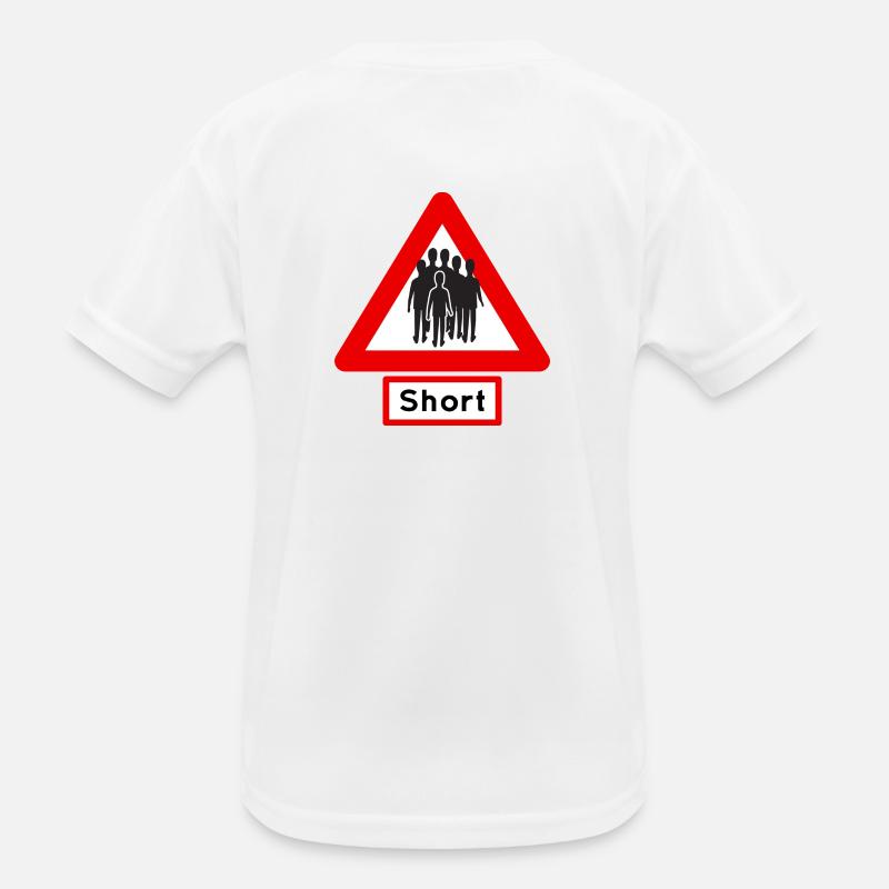 Warnung: Kurz! 🚧 Kinder Funktions-T-Shirt
