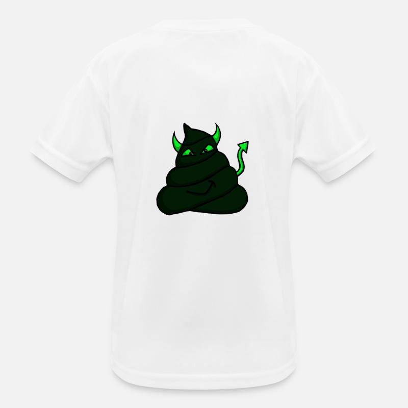 Devil-Heap-Green Kids Functional T-Shirt