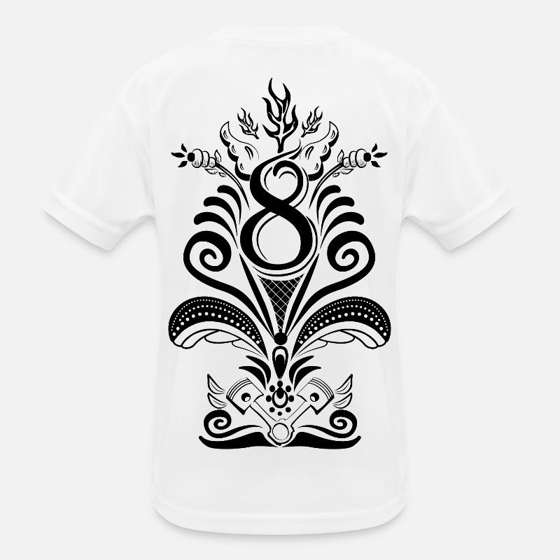 Kurbits V8 No :2 - noir T-shirt sport Enfant