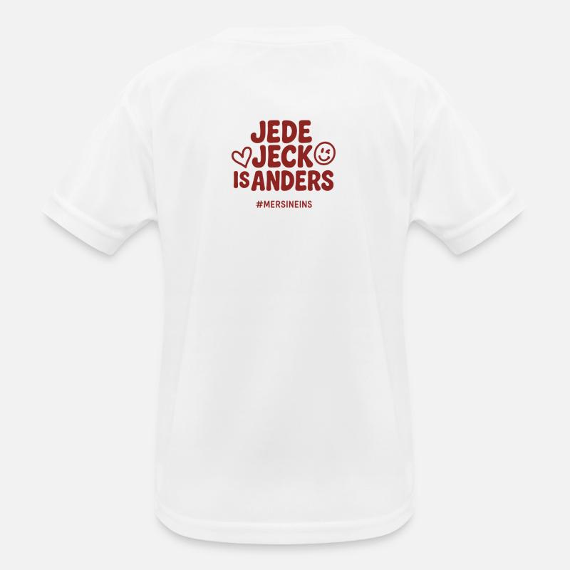 Jede Jeck is anders - Kölner Hingucker Kinder Funktions-T-Shirt
