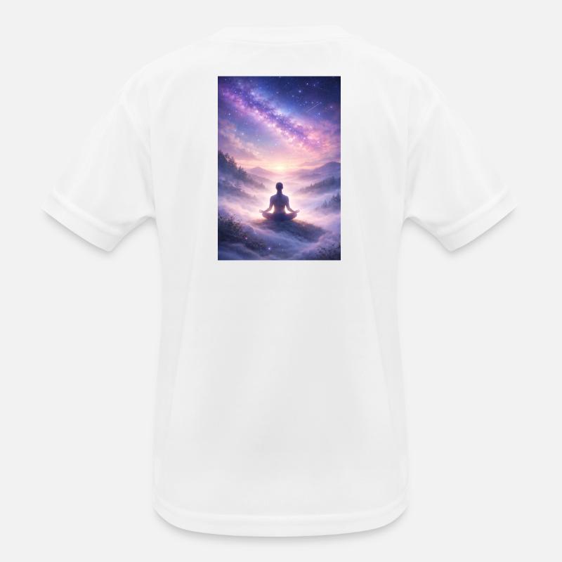 Star-Quiet Meditation Kids Functional T-Shirt