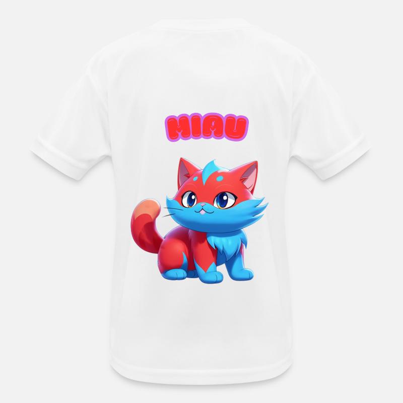 Miau Kinder Funktions-T-Shirt