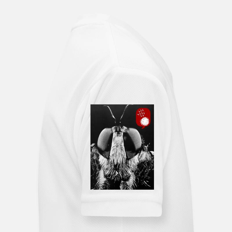 Bug aus - Kinder Funktions-T-Shirt - Weiß