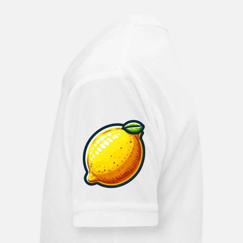 Citron Joyful Cartoon Jaune T-shirt sport Enfant