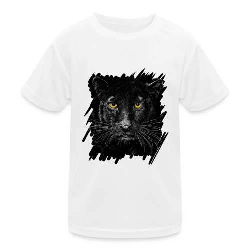 Schwarzer Panther - Kinder Funktions-T-Shirt