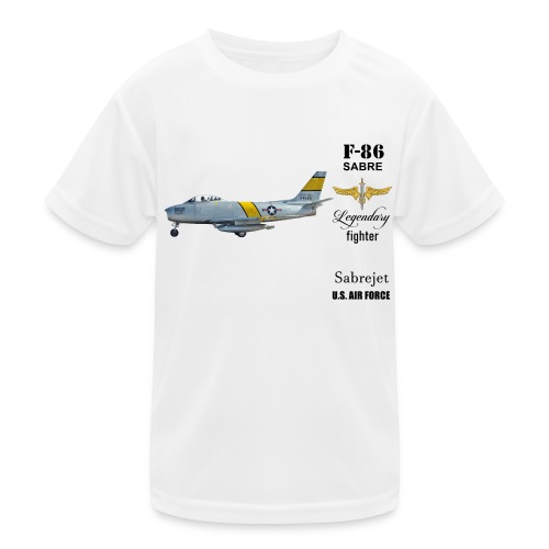 F-86 Sabre - Kinder Funktions-T-Shirt