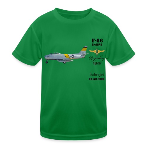 F-86 Sabre - Kinder Funktions-T-Shirt