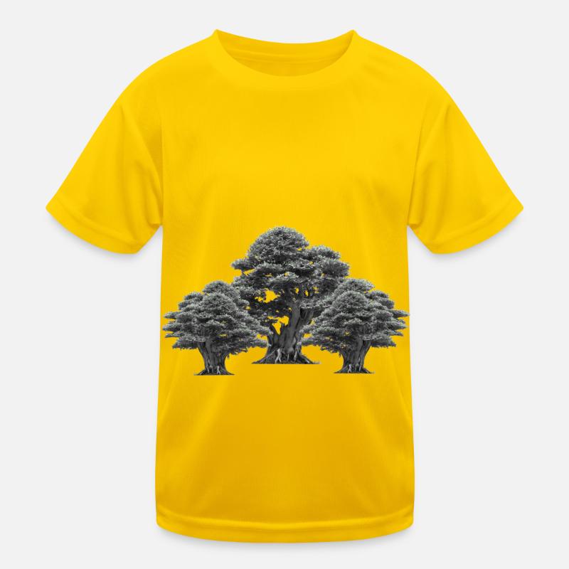 Forest, Trees, Nature, Tree, Deciduous Tree, Climate, Flora Kids Functional T-Shirt